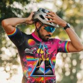 Pink Floyd Dsotm Sunlight Kimberly Osceola Pepperland San Rafael Pink Floyd Short Sleeve Cycling Jersey 4 - OtherBrick