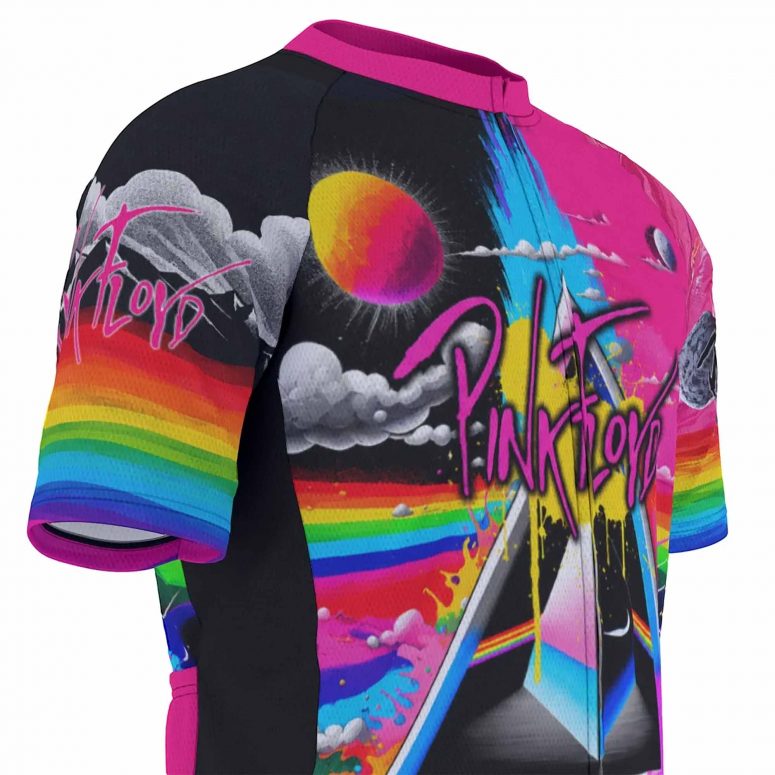 Pink Floyd DSOTM Sunlight Kimberly Osceola Pepperland San Rafael Pink Floyd Short Sleeve Cycling Jersey Pink Floyd DSOTM Sunlight Kimberly Osceola Pepperland San Rafael Pink Floyd Short Sleeve Cycling Jersey