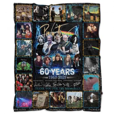 Pink Floyd Fleece Blanket - 60 Years 1965 2025