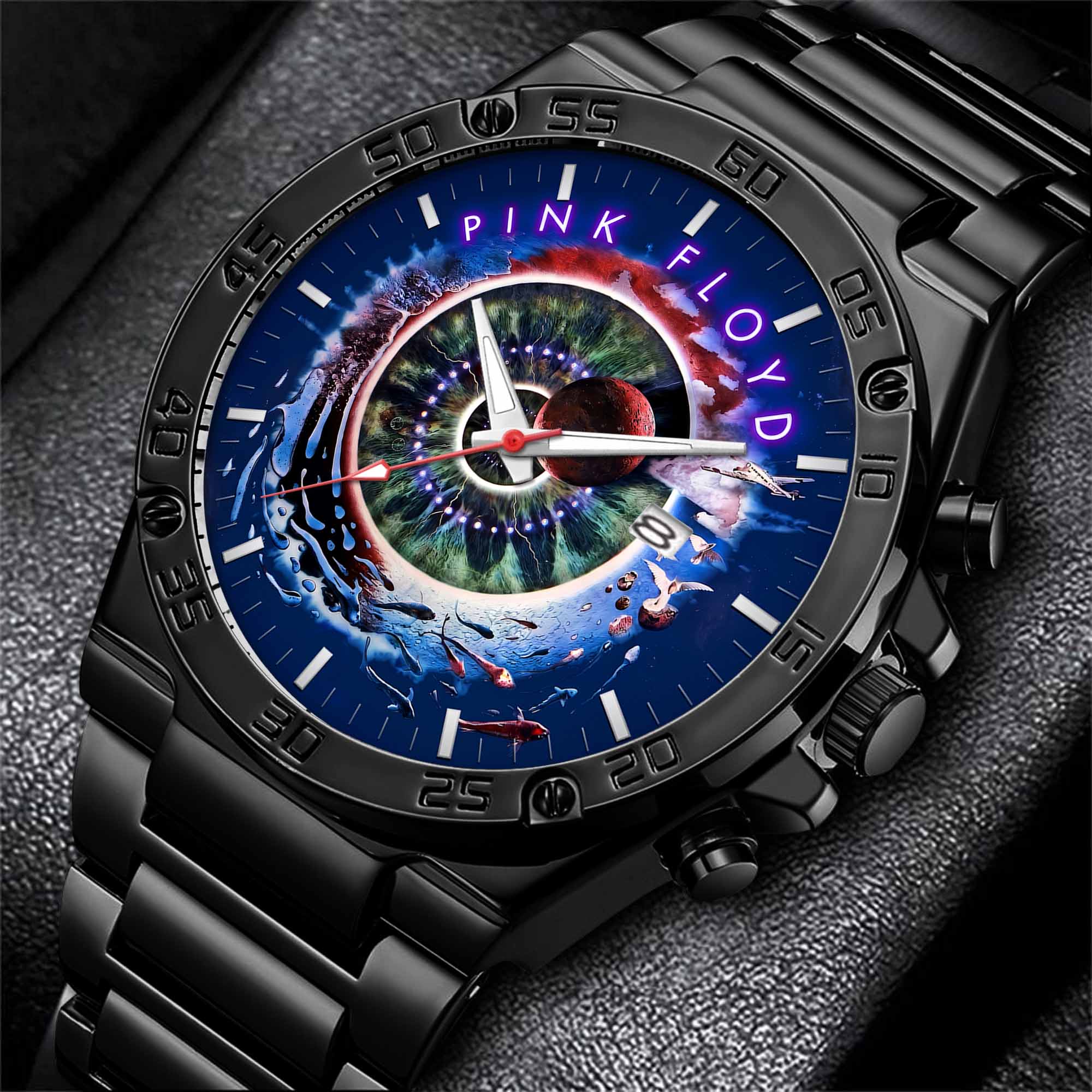 Pink Floyd Pulse Eye Gentleman Powermatic Silver Watch Pink Floyd Pulse Eye Gentleman Powermatic Silver Watch