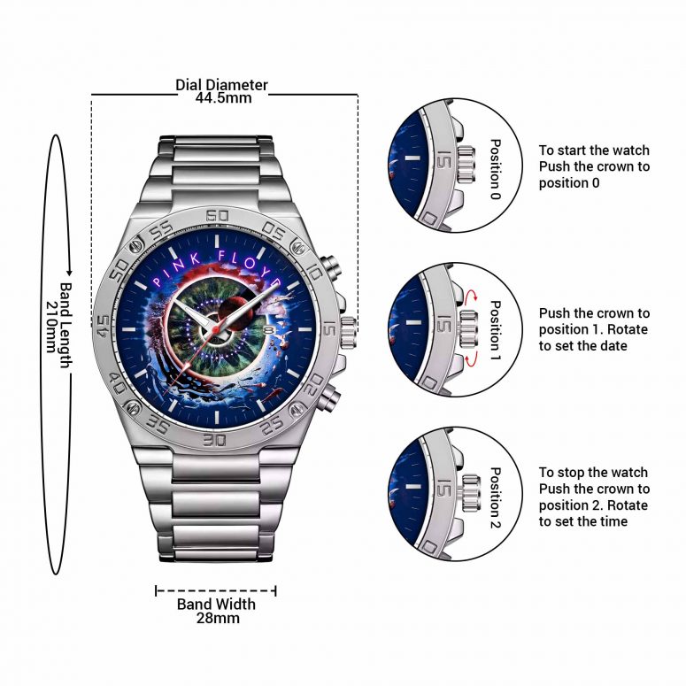 Pink Floyd Pulse Eye Gentleman Powermatic Silver Watch Pink Floyd Pulse Eye Gentleman Powermatic Silver Watch