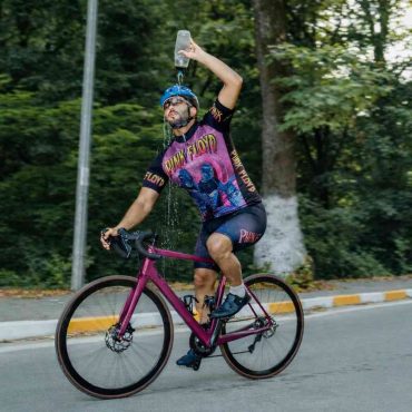Pink Floyd Rock Show Kimberly Osceola Pepperland San Rafael Pink Floyd Short Sleeve Cycling Jersey