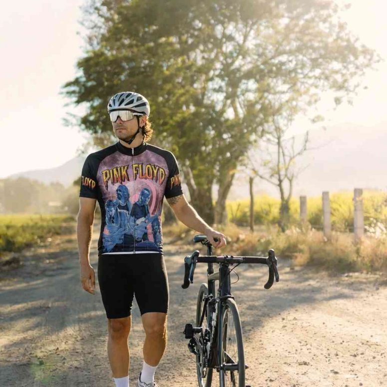 Pink Floyd Rock Show Kimberly Osceola Pepperland San Rafael Pink Floyd Short Sleeve Cycling Jersey