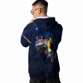 Pink Floyd Shirt - The Wall Blue Galaxy Hammer Screaming Face
