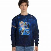 Pink Floyd Shirt - The Wall Blue Galaxy Hammer Screaming Face