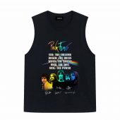 Pink Floyd Syd Roger David Rick Nick Front Tank Black - OtherBrick