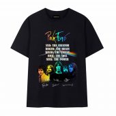 Pink Floyd Syd Roger David Rick Nick Front Tshirt Black - OtherBrick