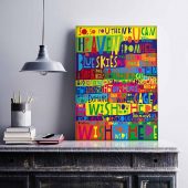 Pink Floyd Wish You Were Here Limited Edition Art Print Signed LyricArt Canvas