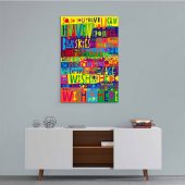 Pink Floyd Wish You Were Here Limited Edition Art Print Signed LyricArt Canvas