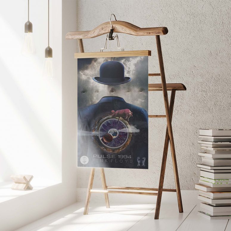 Pulse 1994 Invisible Man Pink Floyd Poster Pulse 1994 Invisible Man Pink Floyd Poster