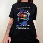 Singing Pink Floyd S Song There Is Someone In My Head Front Shirt Woman Black - OtherBrick