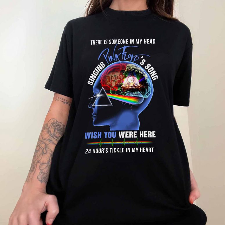 Singing Pink Floyd's Song There Is Someone In My Head Shirt Singing Pink Floyd's Song There Is Someone In My Head Shirt