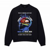 Singing Pink Floyd S Song There Is Someone In My Head Front Sweatshirt Black - OtherBrick