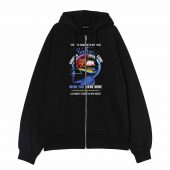 Singing Pink Floyd S Song There Is Someone In My Head Front Ziphoodie Black - OtherBrick