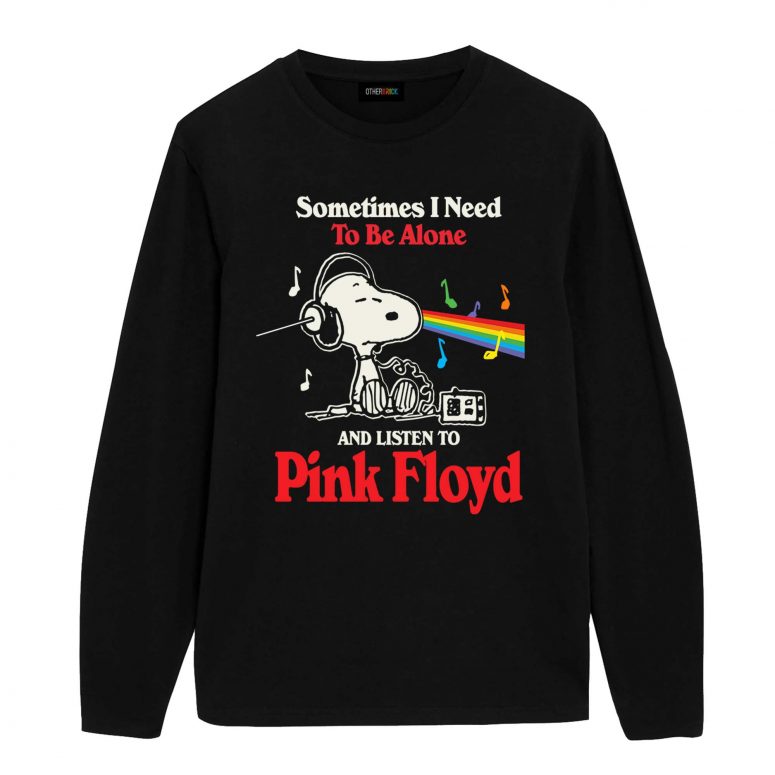 Snoopy Sometimes I Need To Be Alone And Listen To Pink Floyd Shirt Snoopy Sometimes I Need To Be Alone And Listen To Pink Floyd Shirt