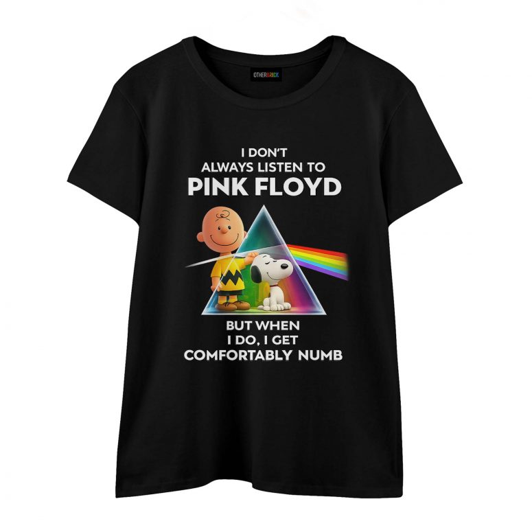 Snoopy and Charlie Brown Comfortably Numb Peanuts Pink Floyd Shirt Snoopy and Charlie Brown Comfortably Numb Peanuts Pink Floyd Shirt