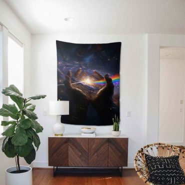 The Center Of The Universe DSOTM Pink Floyd Tapestry