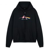 The Dark Side Of Pink Panther Front Hoodie Black - OtherBrick