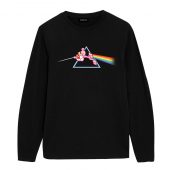 The Dark Side Of Pink Panther Front Longsleeve Black - OtherBrick