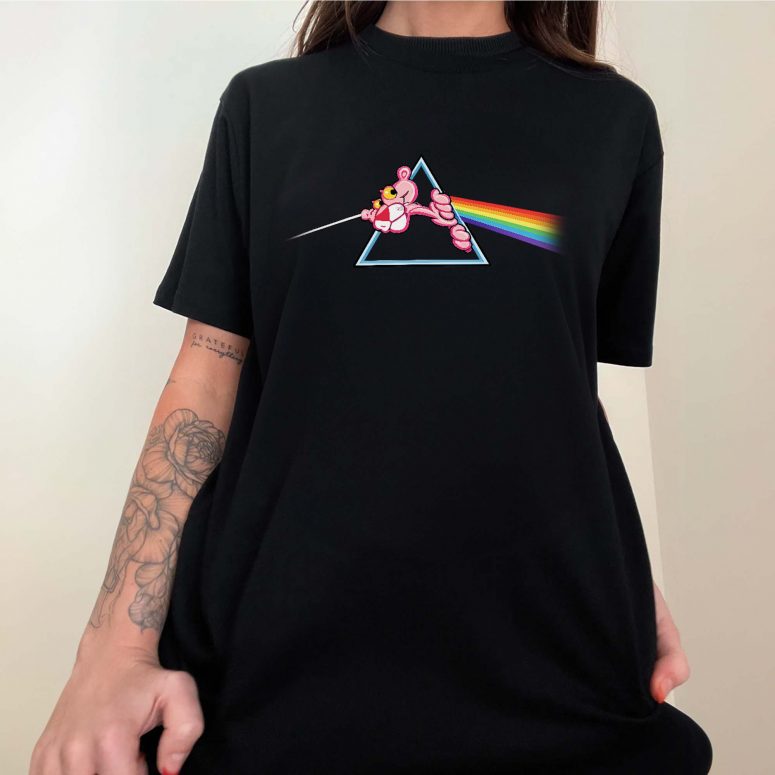 The Dark Side Of Pink Panther Pink Floyd Shirt