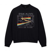 The Dark Side Of The Moon Tour 1973 Maze Front Sweatshirt Black - OtherBrick