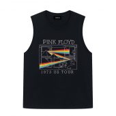 The Dark Side Of The Moon Tour 1973 Maze Front Tank Black - OtherBrick