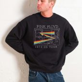 The Dark Side Of The Moon Tour 1973 Maze Frontsweater Man Black - OtherBrick