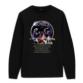 The Nations Greatest Lasershow Echoes Front Longsleeve Black - OtherBrick