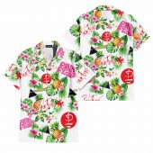 Pink Floyd Hawaiian Shirt - The Wall DSOTM Animals Album Icon Tropical Plants Aloha