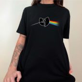 The Wu Tang Clan Pink Floyd Dark Side Of The Moon Front Shirt Woman Black - OtherBrick