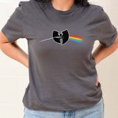 The Wu Tang Clan Pink Floyd Dark Side Of The Moon Front Shirt Woman Grey - OtherBrick