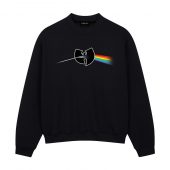 The Wu Tang Clan Pink Floyd Dark Side Of The Moon Front Sweatshirt Black - OtherBrick
