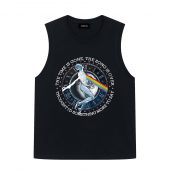The Time Is Gone The Song Is Over Lyric Front Tank Black - OtherBrick