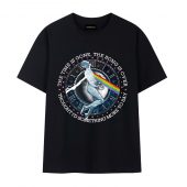 The Time Is Gone The Song Is Over Lyric Front Tshirt Black - OtherBrick