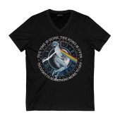 The Time Is Gone The Song Is Over Lyric Front Vneck Black - OtherBrick