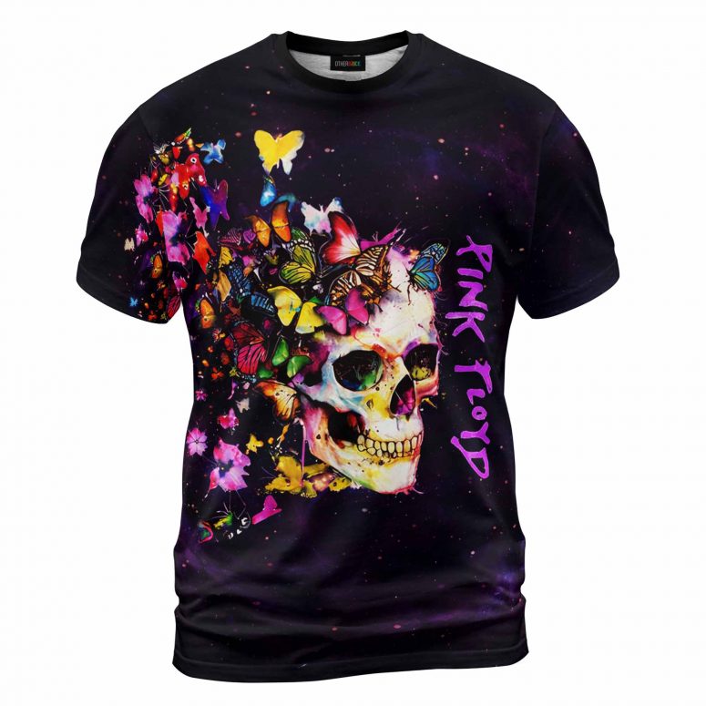 There Is Someone In My Head Skull Flower Pink Floyd Shirt There Is Someone In My Head Skull Flower Pink Floyd Shirt