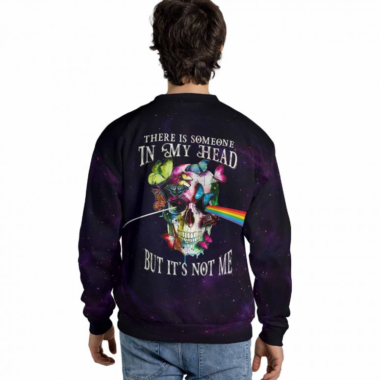 There Is Someone In My Head Skull Flower Pink Floyd Shirt There Is Someone In My Head Skull Flower Pink Floyd Shirt