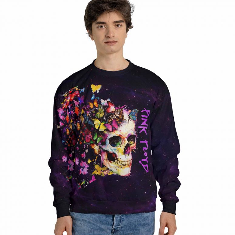 There Is Someone In My Head Skull Flower Pink Floyd Shirt There Is Someone In My Head Skull Flower Pink Floyd Shirt