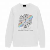 Time Lyric Shorter Of Breath And One Day Closer To Death Front Longsleeve White - OtherBrick