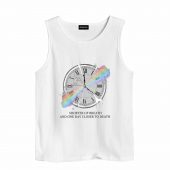 Time Lyric Shorter Of Breath And One Day Closer To Death Front Tank White - OtherBrick