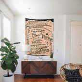 Time Lyric Psychedelic Dsotm Hand Drawn Pink Floyd Tapestry Tpt P2 - OtherBrick