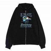 We Re Just Two Lost Soul Swimming Fish Bowl Skull Dsotm Pink Floyd Shirt 00 Front Ziphoodie Black - OtherBrick