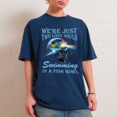 We Re Just Two Lost Soul Swimming Fish Bowl Skull Dsotm Pink Floyd Shirt 05 - OtherBrick