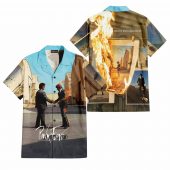 Wish You Were Here Poster Burning Fire Pink Floyd Hawaiian Shirt 2sidess - OtherBrick