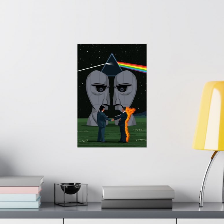 Wish You Were Here The Division Bell Dark Side Of The Moon Poster