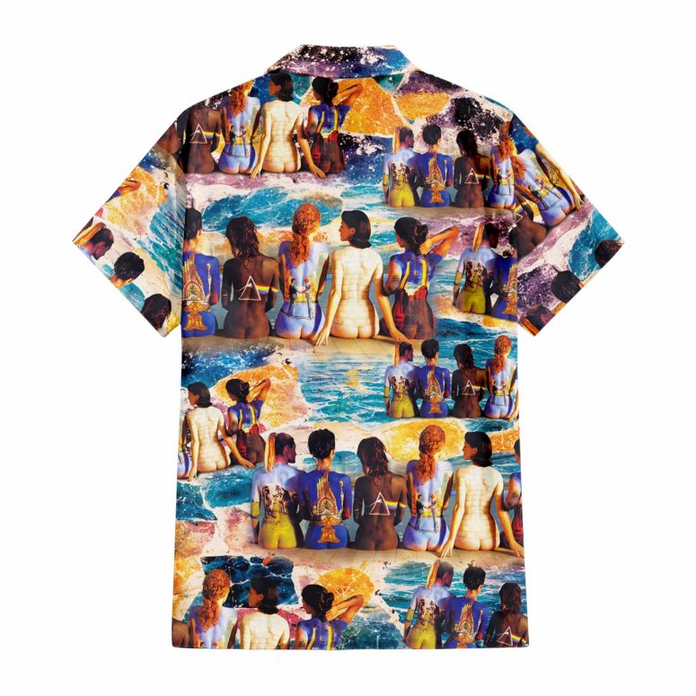 Pink Floyd Hawaiian Shirt Back Catalogue Body Painting Psychedelic Art
