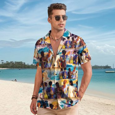Pink Floyd Hawaiian Shirt Back Catalogue Body Painting Psychedelic Art