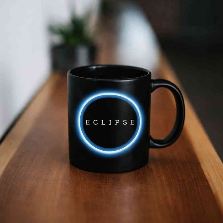 Eclipse Blue Dark Side Of The Moon Pink Floyd Mug Eclipse Blue Dark Side Of The Moon Pink Floyd Mug