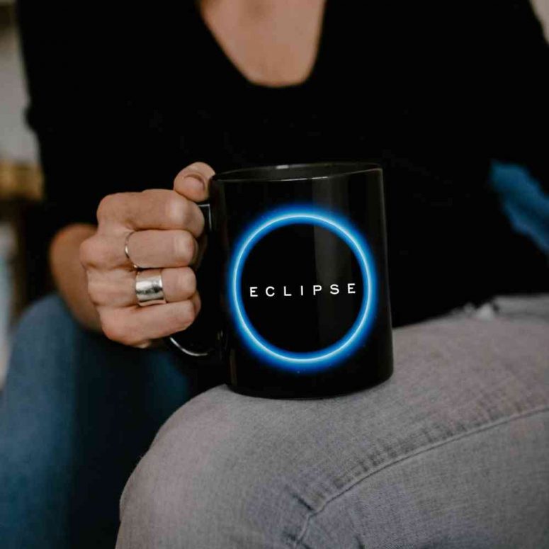 Eclipse Blue Dark Side Of The Moon Pink Floyd Mug Eclipse Blue Dark Side Of The Moon Pink Floyd Mug