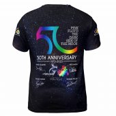 Pink Floyd 50th Anniversary Dsotm Signatures Shirt Back - OtherBrick